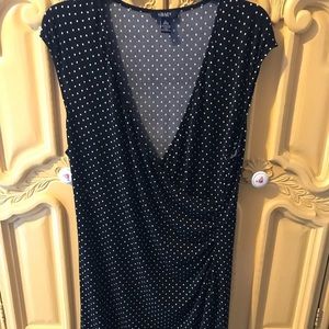 Chaps Dress XL Like new Black/White